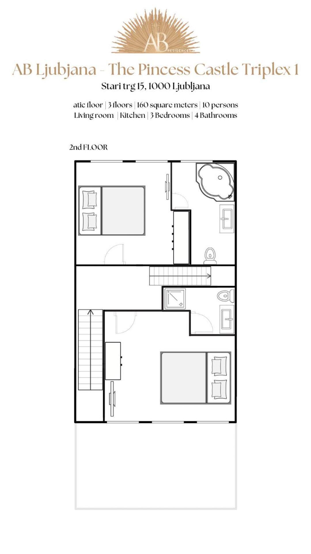 Ab Ljubljana - The Princess Castle Triplex 외부 사진