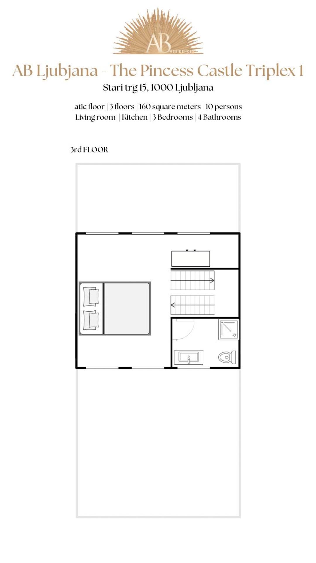 Ab Ljubljana - The Princess Castle Triplex 외부 사진
